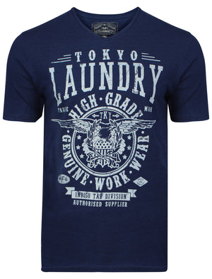 T-shirt in Dark Indigo - Tokyo Laundry