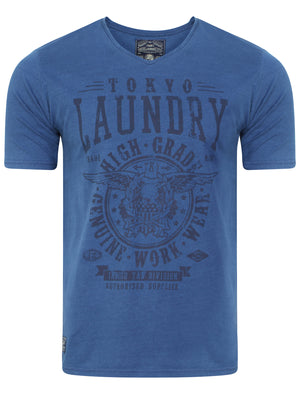 Brander T-shirt in Light Indigo - Tokyo Laundry