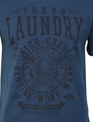 Brander T-shirt in Light Indigo - Tokyo Laundry