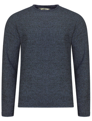 Brando Knitted Jumper in Charcoal / Dark Denim - Tokyo Laundry