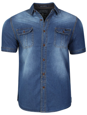 Brolin Acid Wash Denim shirt - Tokyo Laundry