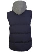 Brookmere hooded gilet in blue - Tokyo Laundry