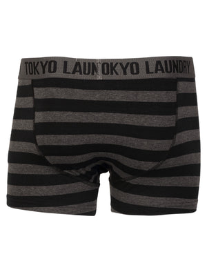 Tokyo Laundry Burbank black & grey boxers