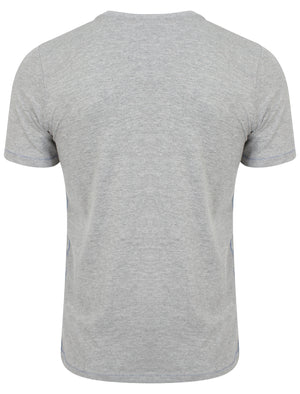 Cali Surf Motif T-Shirt in Grey Marl - Tokyo Laundry