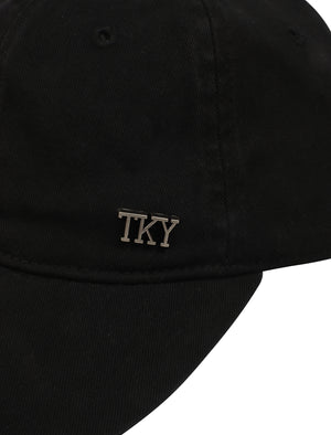Cambria Cotton Twill Cap In Black - Tokyo Laundry
