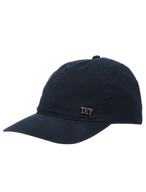 Cambria Cotton Twill Cap In True Navy - Tokyo Laundry
