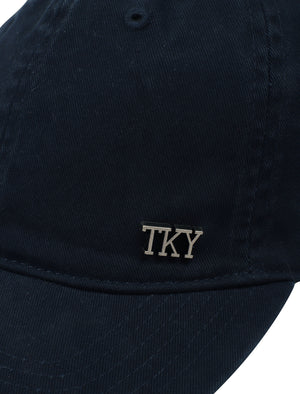 Cambria Cotton Twill Cap In True Navy - Tokyo Laundry