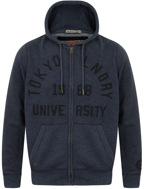 Candlewood Zip Up Hoodie in Dark Navy - Tokyo Laundry