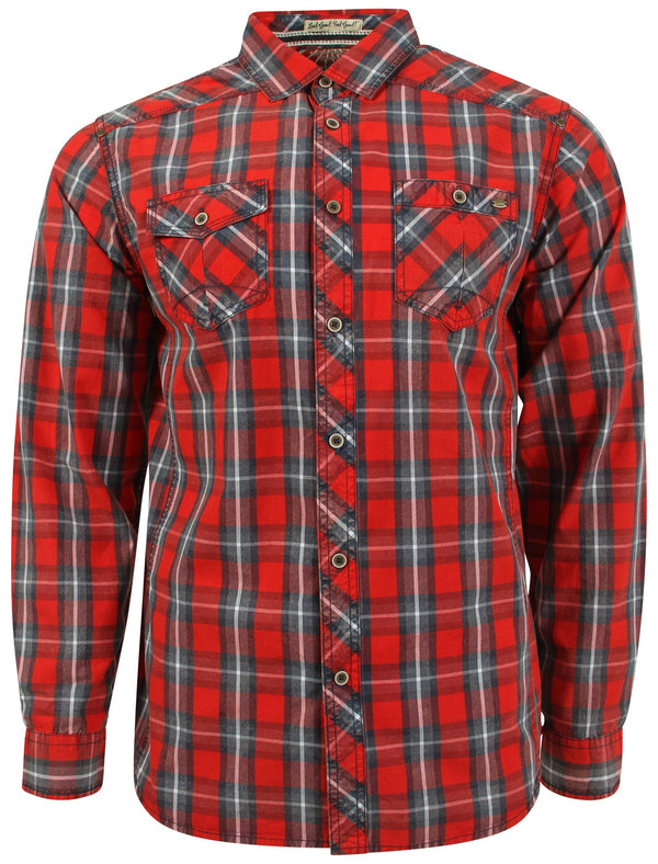 Tokyo Laundry Cassidy check shirt in red