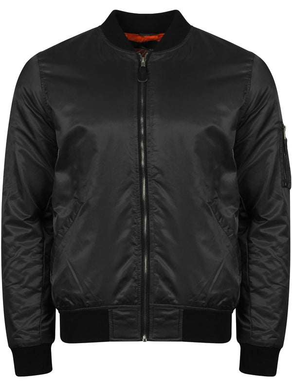 Cavour Bomber Jacket in Black - Tokyo Laundry