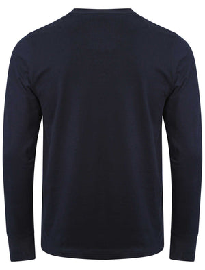 Tokyo Laundry Channing navy Henley Top