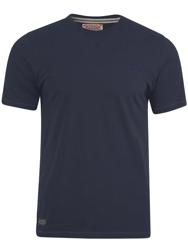 Charnwood Crew Neck T-shirt in Midnight Blue - Tokyo Laundry