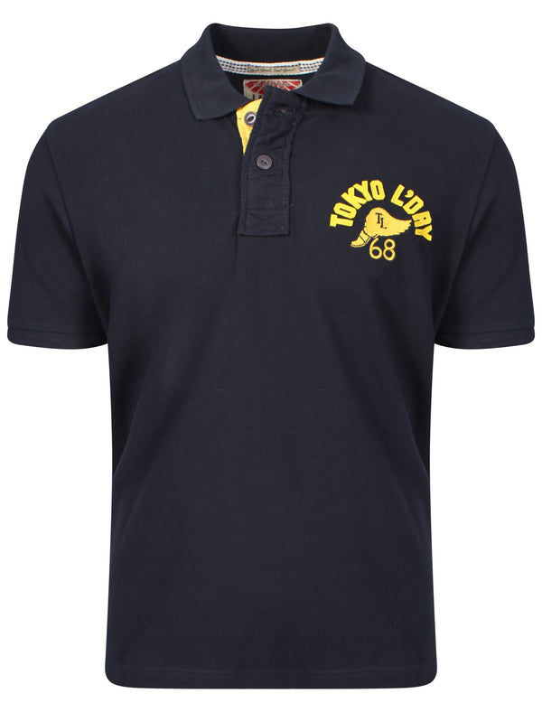 Cherokee Polo Shirt in Dark Navy- Tokyo Laundry