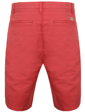 Citrine Cotton Chino Shorts in Mid Pink - Tokyo Laundry