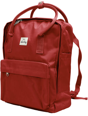 Claremont 2 Classic Canvas Backpack In Rhubarb - Tokyo Laundry