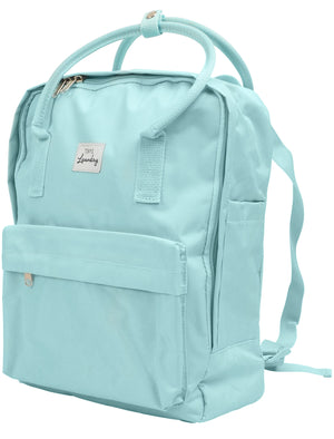 Claremont Classic Canvas Backpack In Pastel Blue - Tokyo Laundry