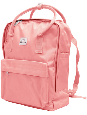Claremont Classic Canvas Backpack In Pink - Tokyo Laundry