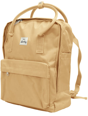 Claremont Classic Canvas Backpack In Stone - Tokyo Laundry