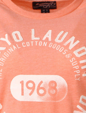 Tokyo Laundry Clarissa t-shirt in Orange