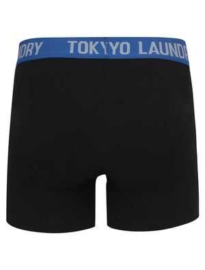 Colchester (2 Pack) Boxer Shorts Set in Dark Navy / Placid Blue - Tokyo Laundry