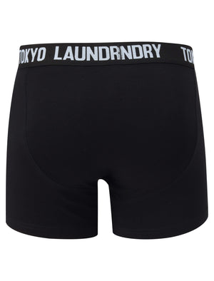 Colne 2 (2 Pack) Boxer Shorts Set in Kentucky Blue / Coral Cloud - Tokyo Laundry