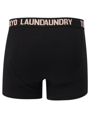 Colne 2 (2 Pack) Boxer Shorts Set in Kentucky Blue / Coral Cloud - Tokyo Laundry
