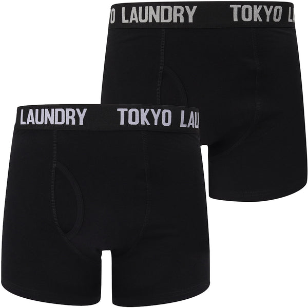 Colne 2 (2 Pack) Boxer Shorts Set in Lavender / Light Grey Marl - Tokyo Laundry