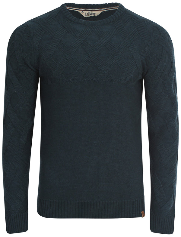 Tokyo Laundry Connolly teal blue jumper
