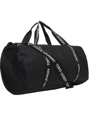Core Holdall Gym Bag in Black - Tokyo Laundry