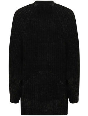 Corin Batwing Chenille Knitted Cardigan in Black - Tokyo Laundry