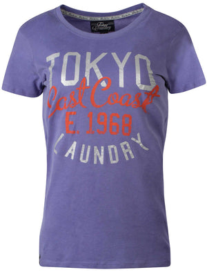 Tokyo Laundry Corrine Purple  t-shirt