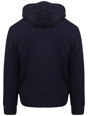 Tokyo Laundry Navy Knitted Hoodie