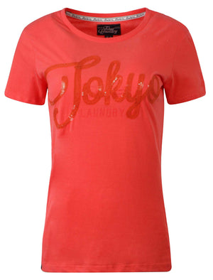 Tokyo Laundry Cristal Red t-shirt