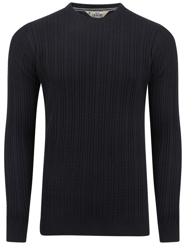 Tokyo Laundry Crompton navy jumper