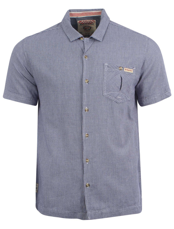 Tokyo Laundry Crusoe navy Shirt