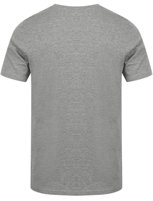 Custom Shop Motif Cotton T-Shirt in Mid Grey Marl - Tokyo Laundry