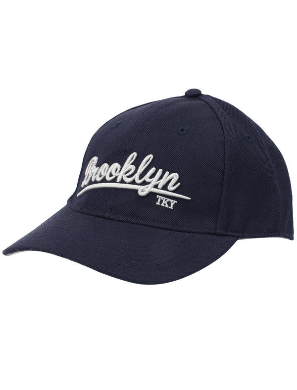 Cyrus Embroidered Cap in Dark Navy - Tokyo Laundry