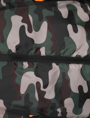 Dagenham Camouflage Print Windbreaker Jacket in Khaki - Tokyo Laundry
