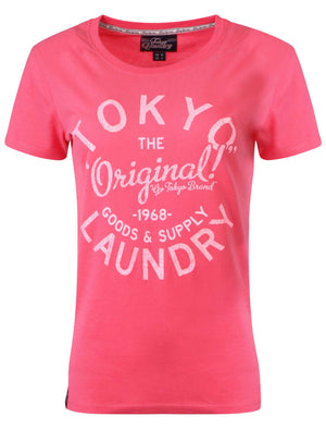 Tokyo Laundry Daisy Pink t-shirt