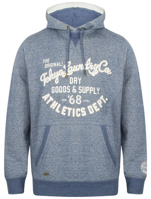 David Neppy Pullover Hoodie in Federal Blue - Tokyo Laundry