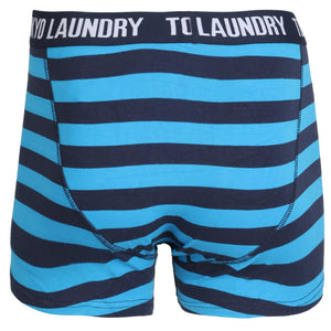 Deptford Boxer Shorts Set in Midnight Blue / Swedish Blue - Tokyo Laundry