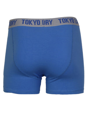 Tokyo Laundry Desoto Cove Sports Boxer Shorts (2 Pack)  Regatta Blue & Fire Orange