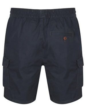 Discovery Cotton Cargo Shorts In Blue Nights - Tokyo Laundry