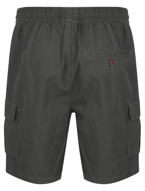 Discovery Cotton Cargo Shorts In Dark Shadow - Tokyo Laundry