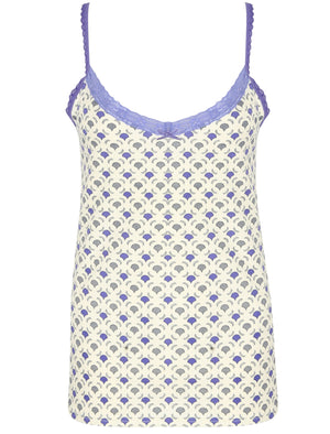 Dolly Cami Underwear Set in Ivory / Dusted Peri - Tokyo Laundry