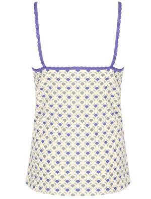 Dolly Cami Underwear Set in Ivory / Dusted Peri - Tokyo Laundry