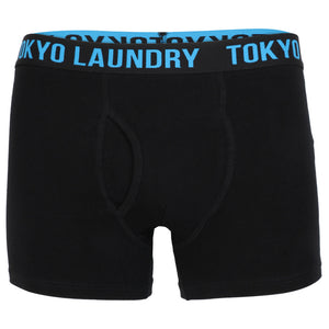Dovehouse Neon Boxer Shorts Set in Buttercup / Swedish Blue - Tokyo Laundry