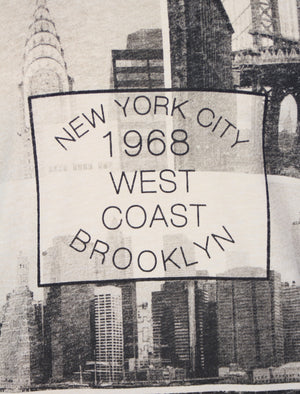 Downtown Brooklyn T-shirt in Vintage Indigo - Tokyo Laundry