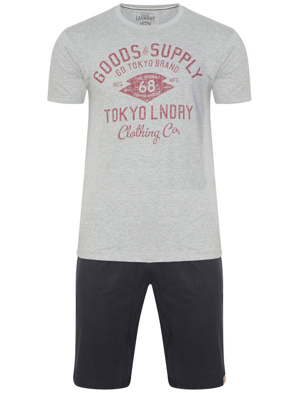 Duarte Lounge Set in Light Grey Marl - Tokyo Laundry
