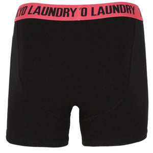 Dyott ( 2 Pack) Boxer Shorts Set in Paradise Pink / Swedish Blue - Tokyo Laundry